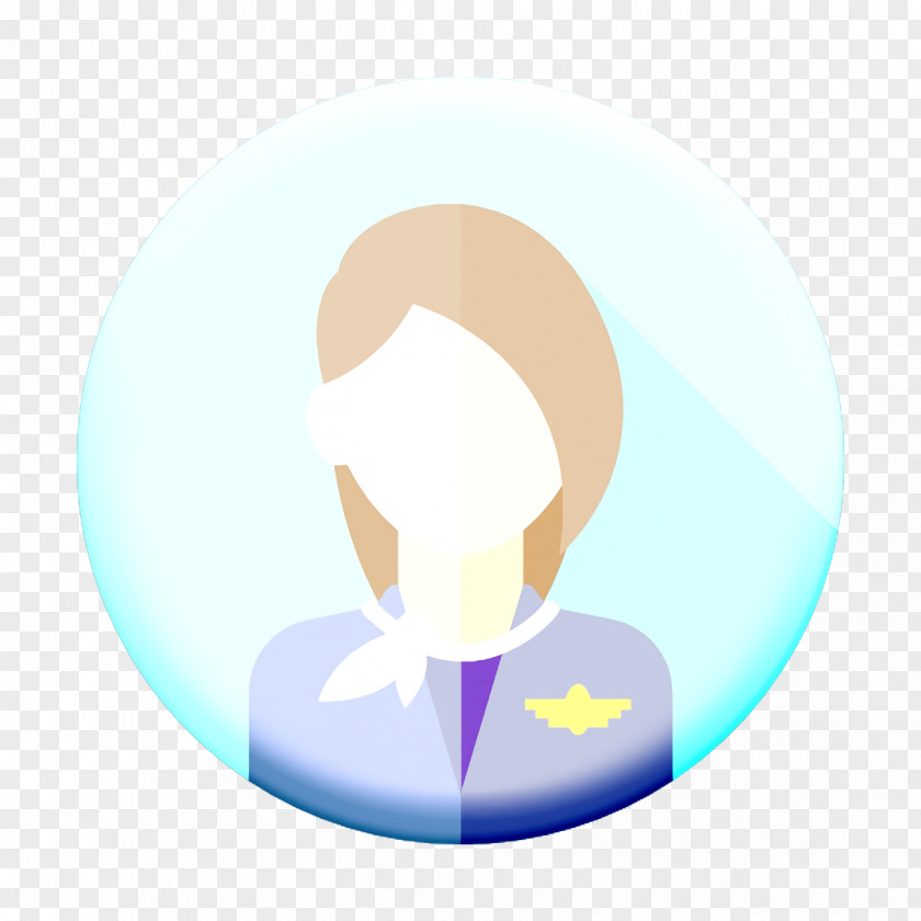 Stewardess Icon Profession Avatars PNG