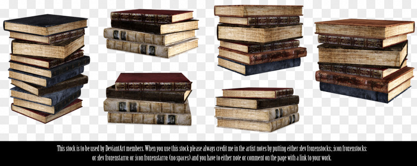 Vintage Books Sets Of Plans Book Stack Rendering PNG