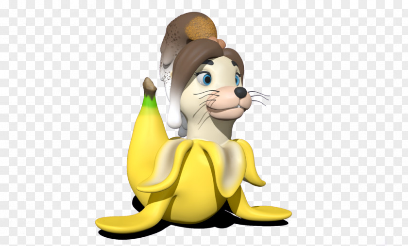 Banana Big Cat Figurine Tail PNG