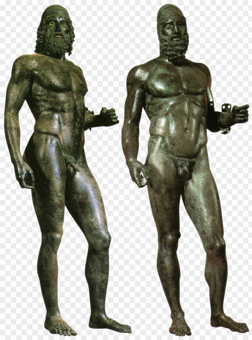 Bronzing Riace Bronzes Museo Nazionale Della Magna Grecia Classical Greece Sculpture PNG