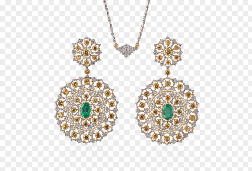 Feather Falling Material Emerald Earring Charms & Pendants Jewellery Buccellati PNG
