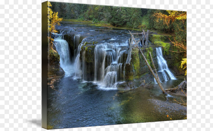 Louis Vincent Aronson Waterfall Mount St. Helens Lewis River Stream PNG