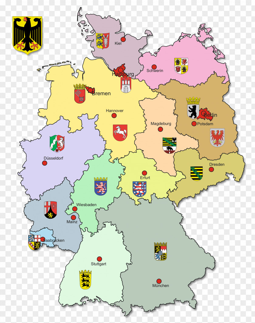 Map States Of Germany Schwerin Image ISO 3166-2:DE PNG