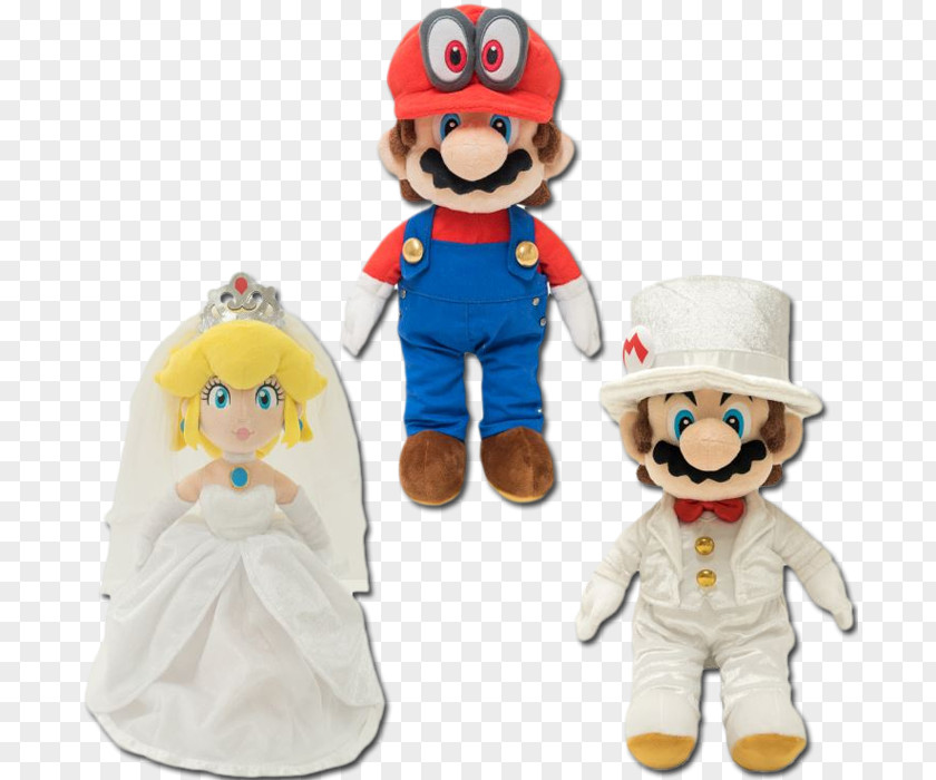 Mario Super Odyssey Princess Peach Stuffed Animals & Cuddly Toys Plush PNG