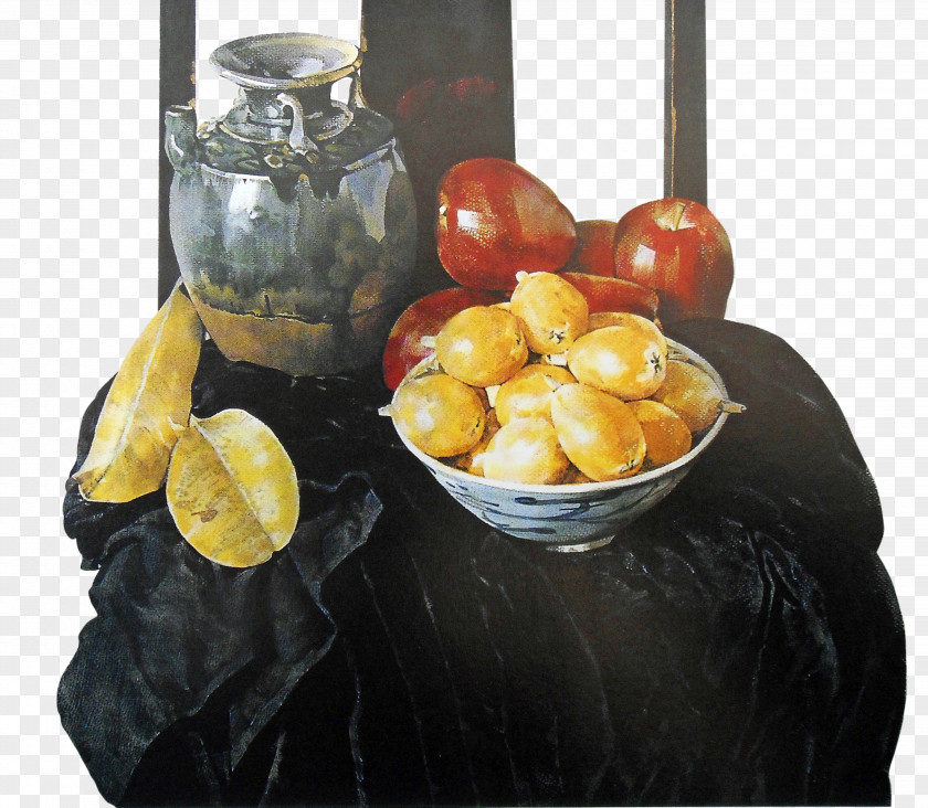 Oil Painting Loquat Still Life Hubei Institute Of Fine Arts Watercolor PNG