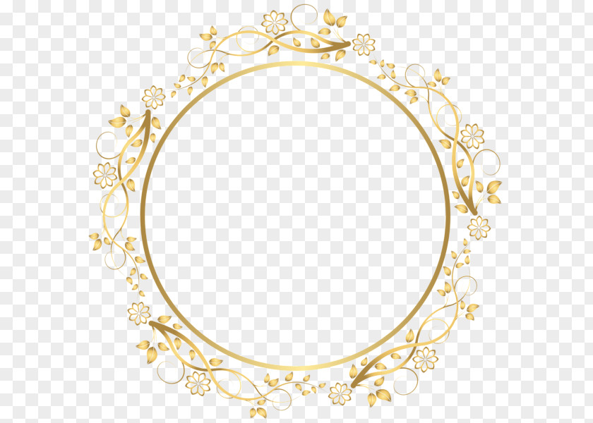 Round Border Picture Frames Clip Art PNG