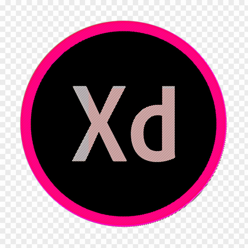 Sign Magenta Adobe Icon Design Prototype PNG