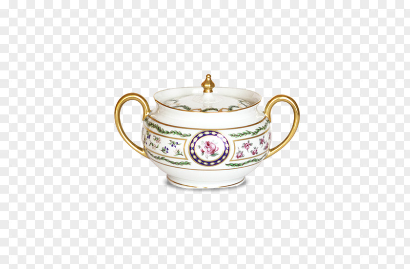 Sugar Bowl Coffee Cup Saucer Mug Porcelain PNG