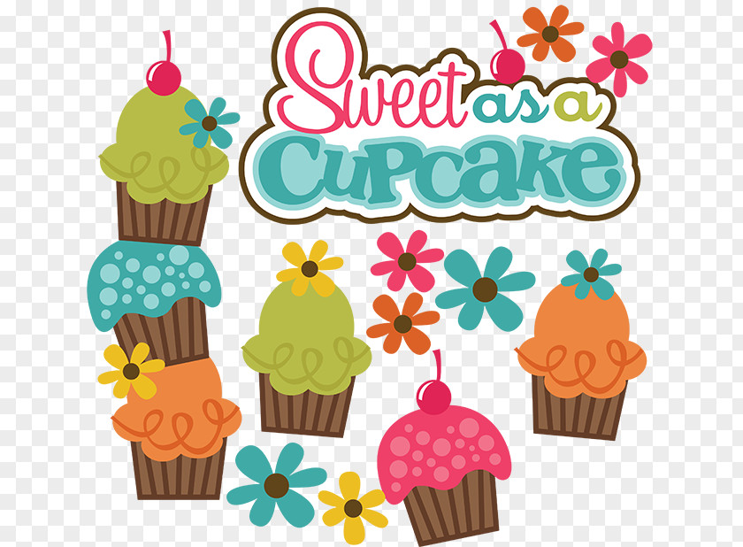 Summer Element Collection Cupcake Muffin Clip Art PNG