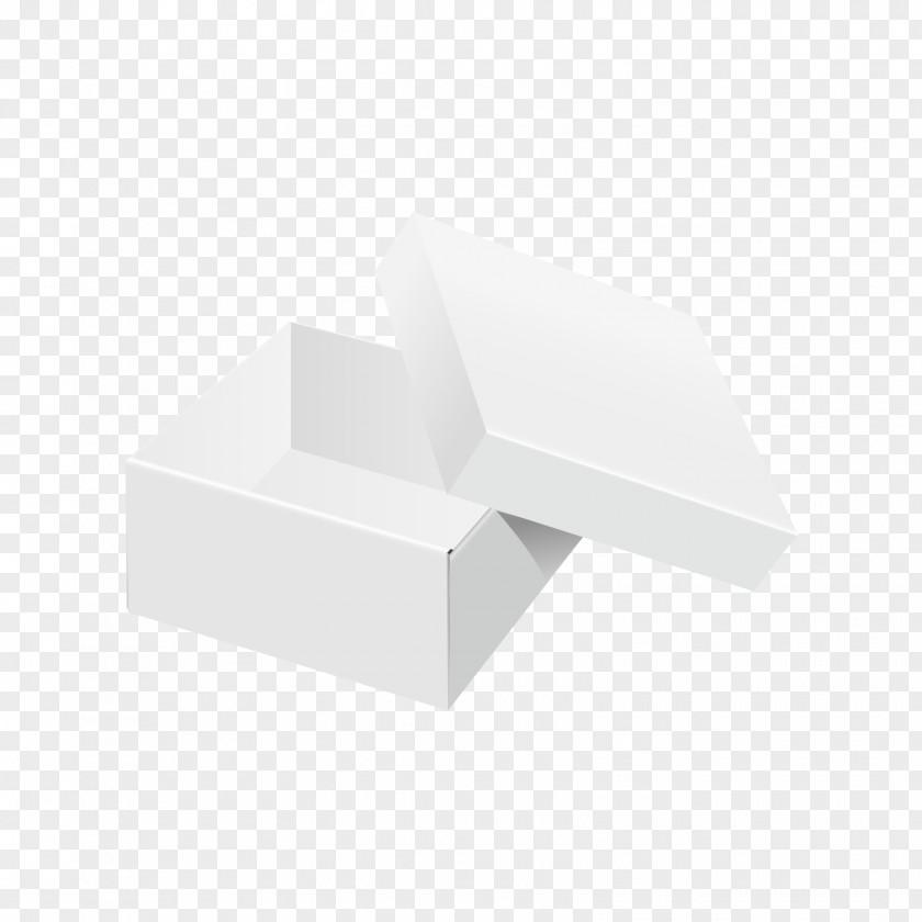 Open Box And Lid Rectangle PNG