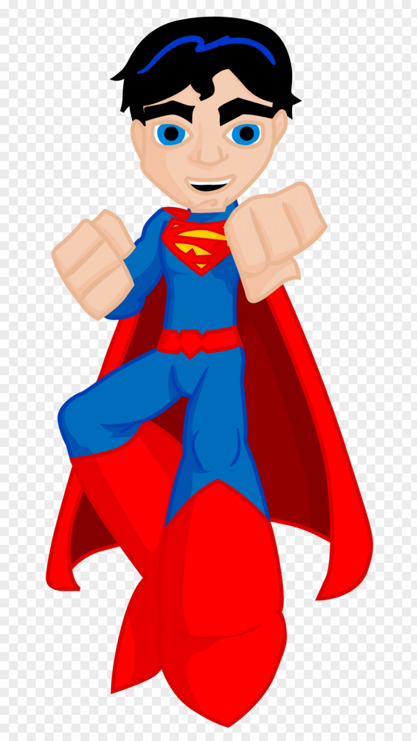 Superman Cartoon Drawing PNG