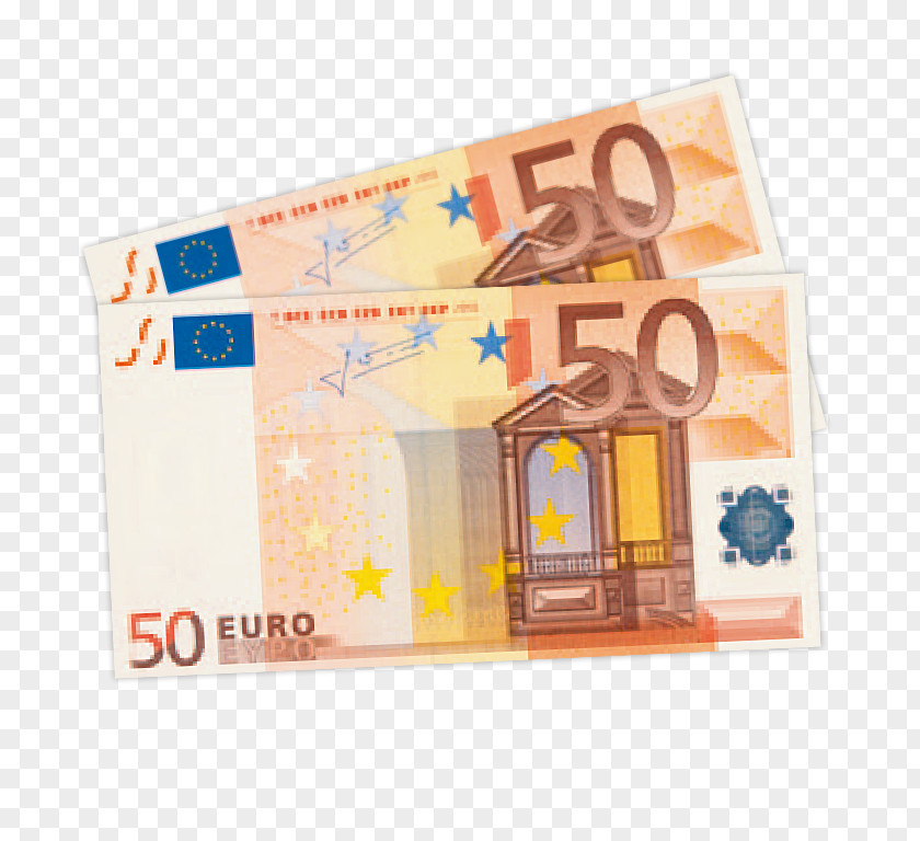 Banknote Euro Banknotes 50 Note European Central Bank PNG
