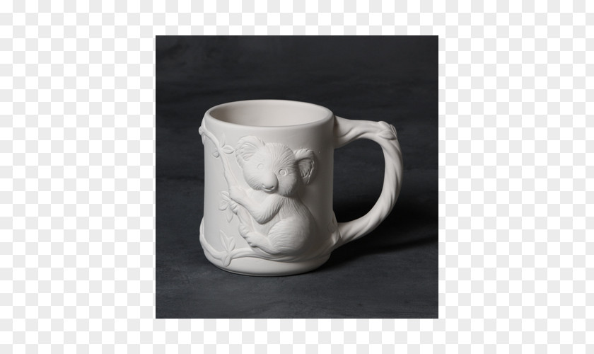 Bisque Jug Mug Ceramic Pottery Saucer PNG