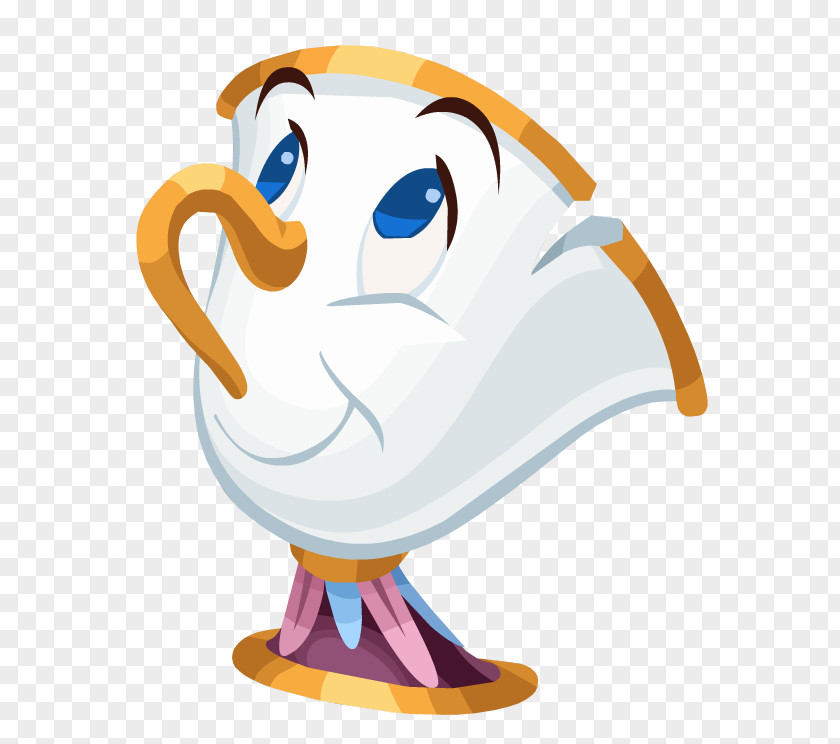 Chip Beast Belle Mrs. Potts PNG