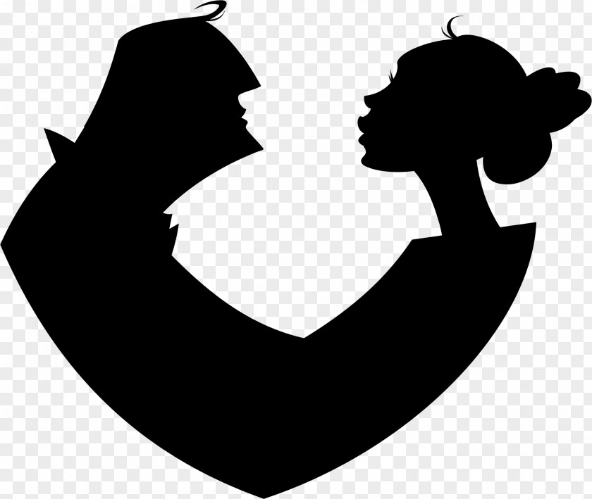Sillhouette Silhouette Couple Clip Art PNG