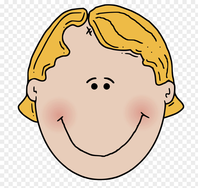 Smiley Human Head Drawing Clip Art PNG