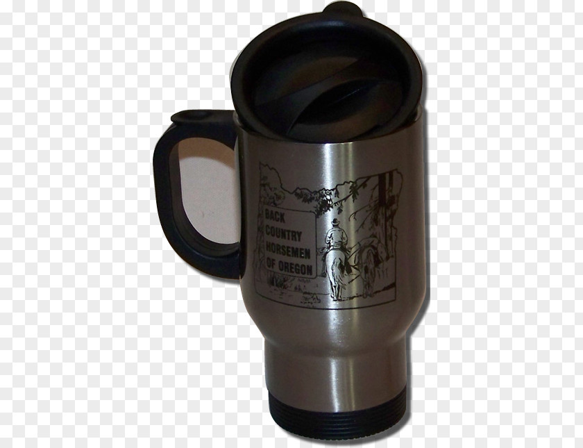 Travel Mug Back Country Horsemen Of Oregon Equestrian Saddle Cup PNG