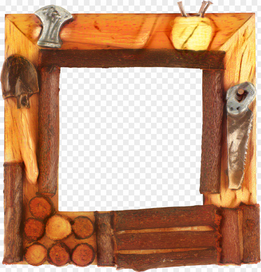 Wood Rectangle Vintage Background Frame PNG