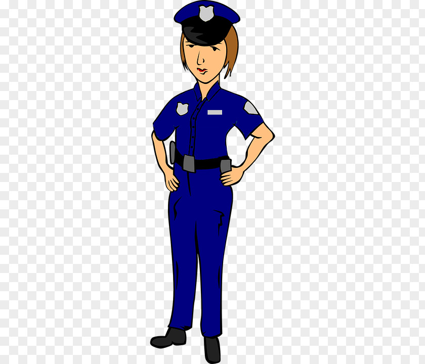 Cartoon Police Officer Army Uniform Security PNG