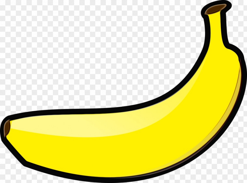 Cooking Plantain Fruit Yellow Banana Family Clip Art Plant PNG