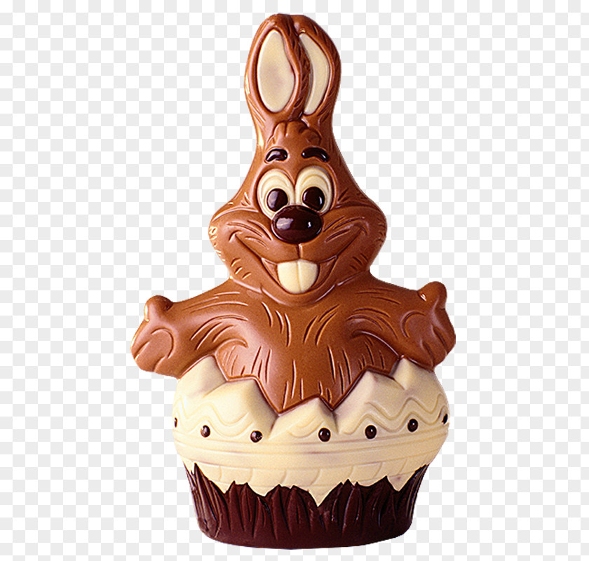 Happy Rabbit Chocolate Cupcake Mold Easter Leporids PNG