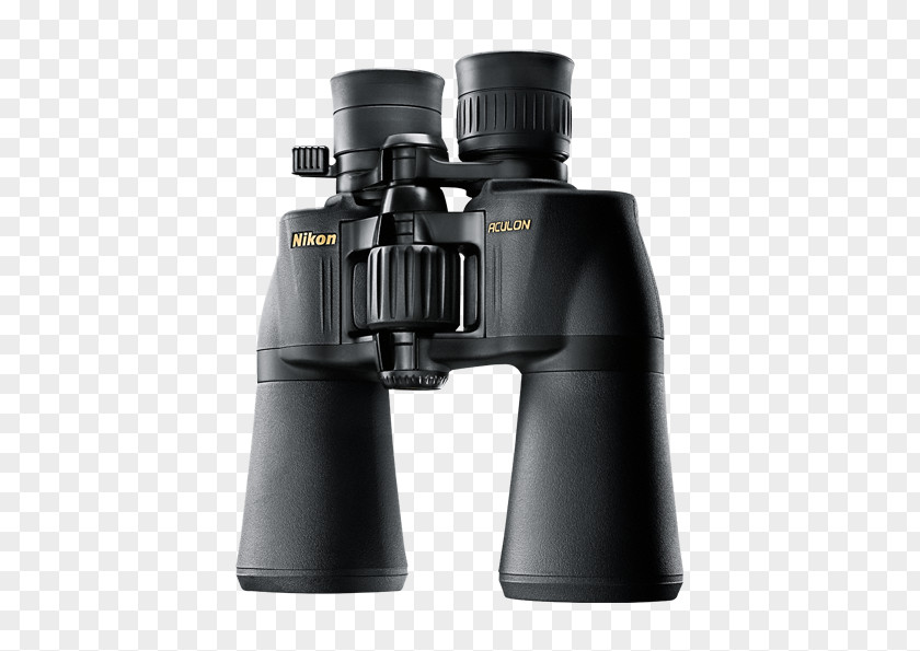 Porro Prism Nikon Aculon A30 A211 10-22X50 Binoculars Magnification PNG