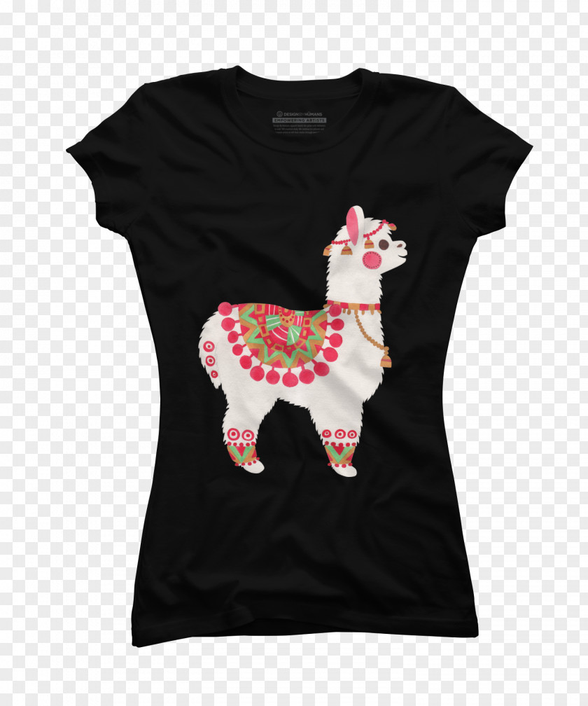Alpaca T-shirt Hoodie Sleeve Clothing PNG