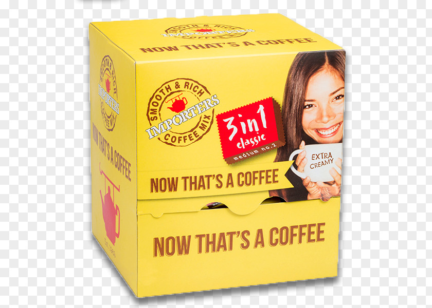 Coffee Sachet Flavor Box Carton PNG