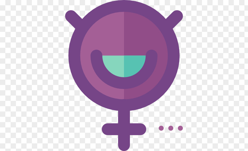 Mirror Female Gender Symbol Icon PNG