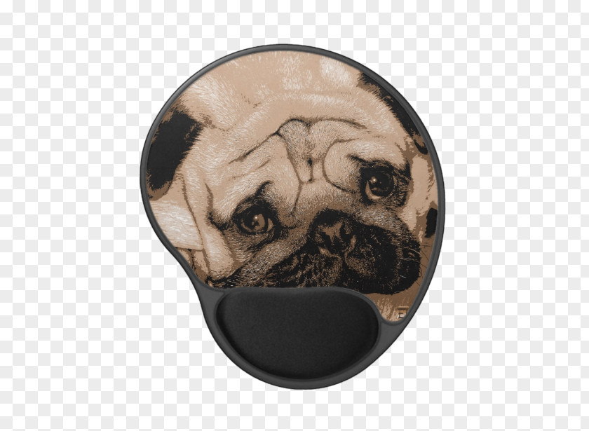 Puppy Pug Dog Breed Toy Mouse Mats PNG
