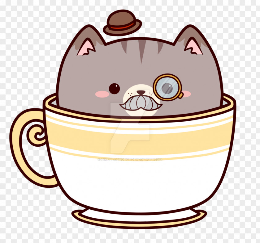 Tea Earl Grey Whiskers Cat PNG