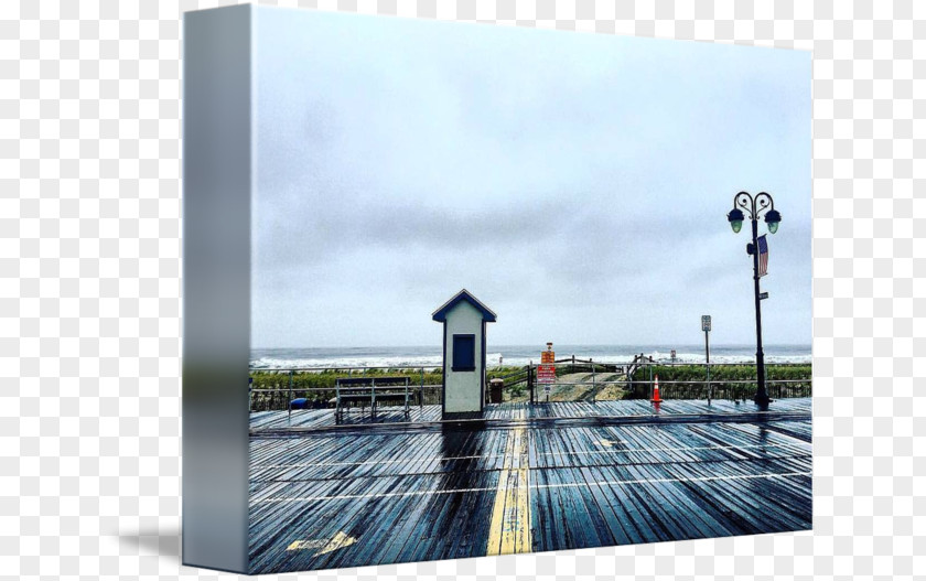 Boardwalk Top Gallery Wrap Technology Energy Canvas Art PNG