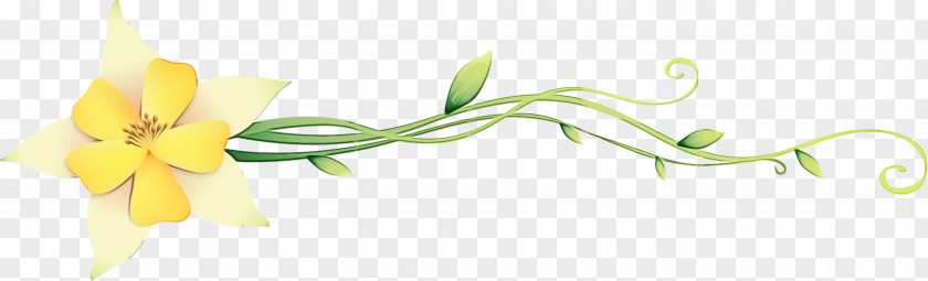 Green Flower Plant Leaf Stem PNG