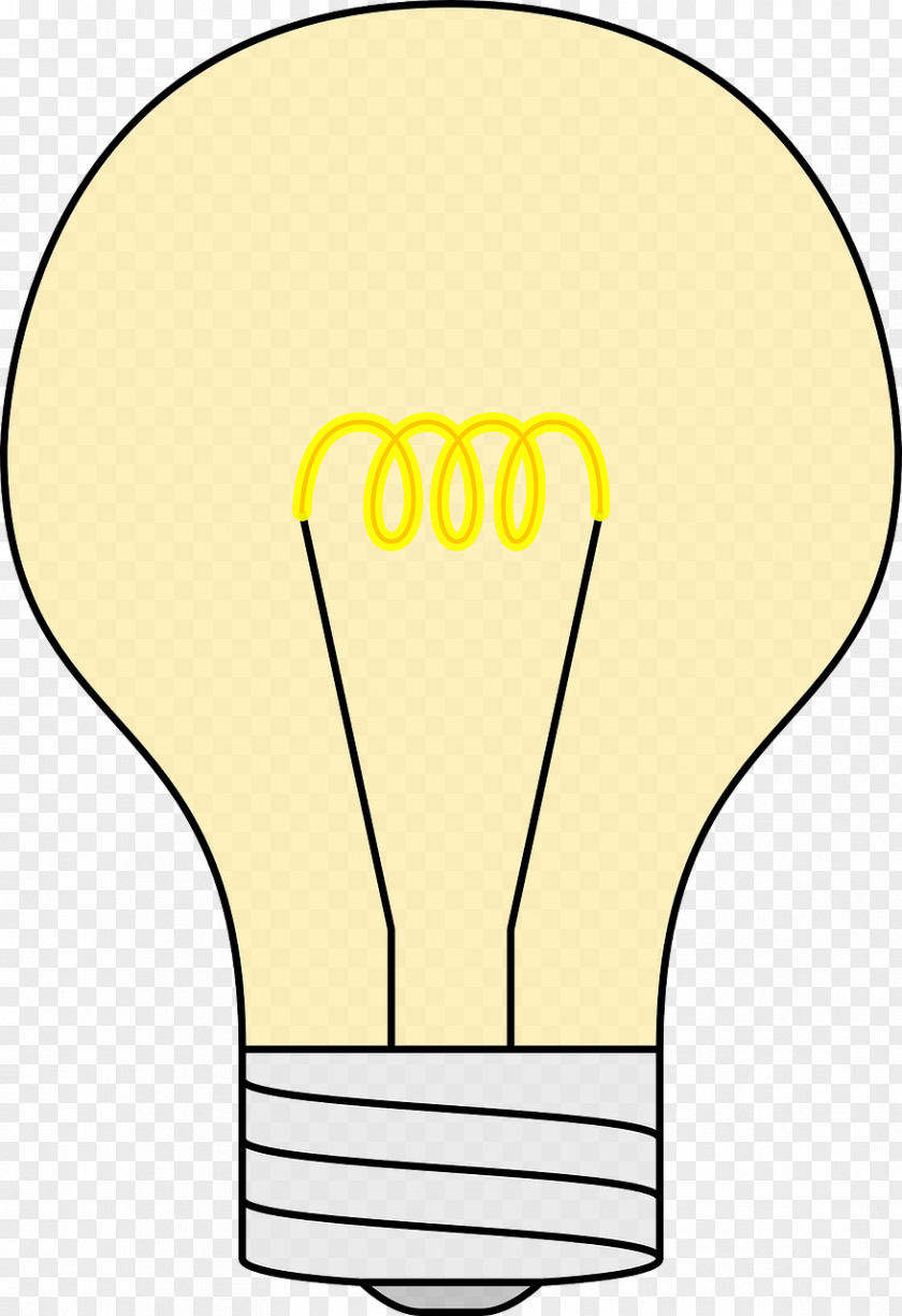 Light Incandescent Bulb Clip Art Openclipart Electric PNG