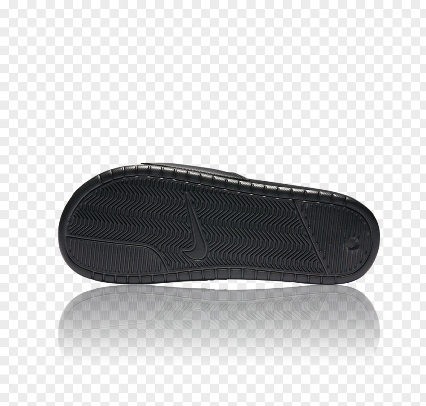 Nike Swoosh Slipper Slip-on Shoe Leather PNG