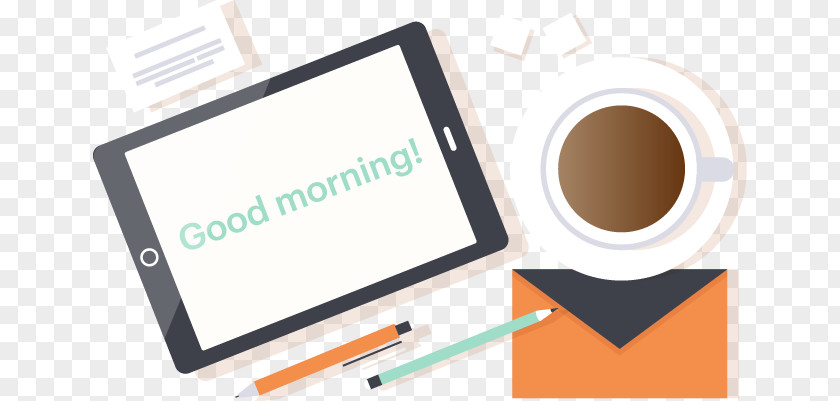 Tablet Coffee Euclidean Vector Illustration PNG