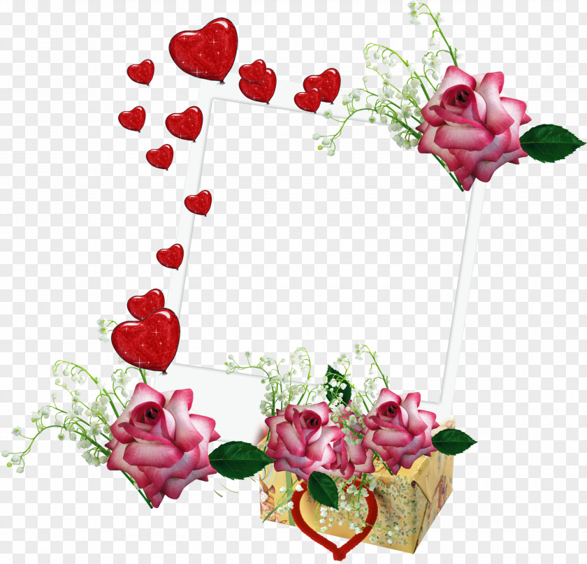 Valentine Picture Frames Flower Romanticism Photography PNG