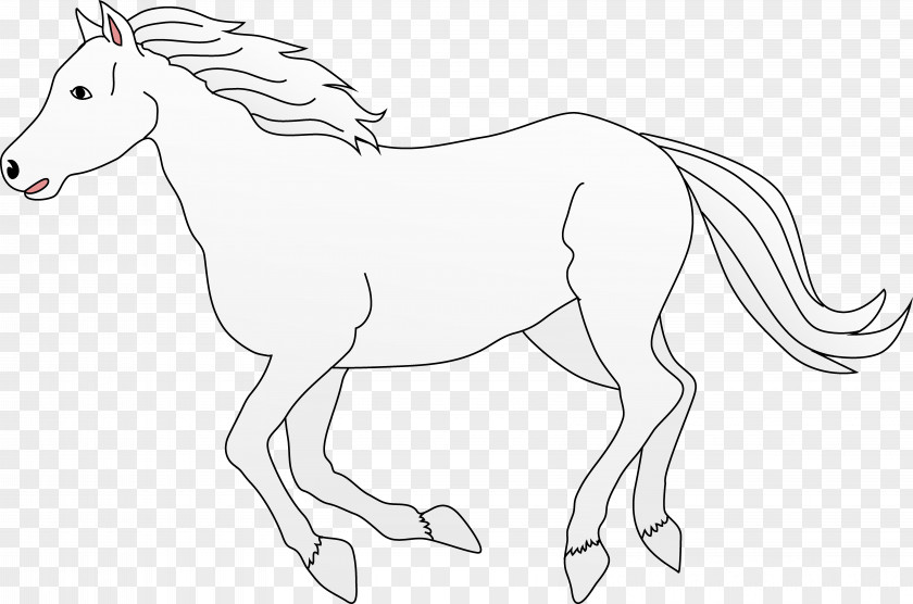Whitehorse Horse Canter And Gallop Clip Art PNG