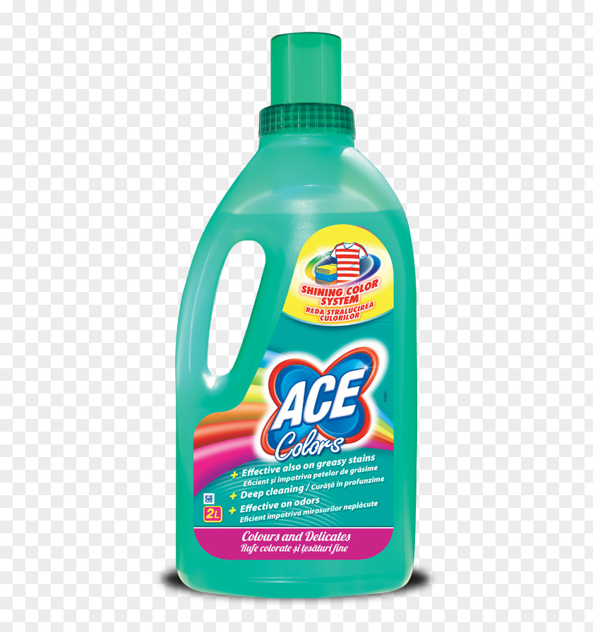 Ace. Color Stain Detergent Liquid Solution PNG