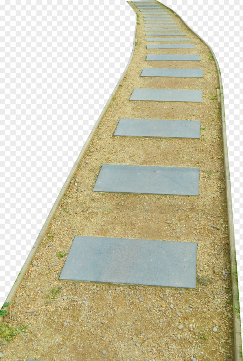 Pebble Pathway Angle PNG