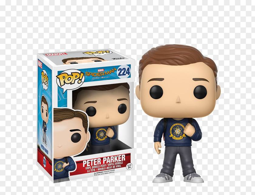 Peter Parker Spider-Man Vulture Star-Lord Iron Man Funko PNG