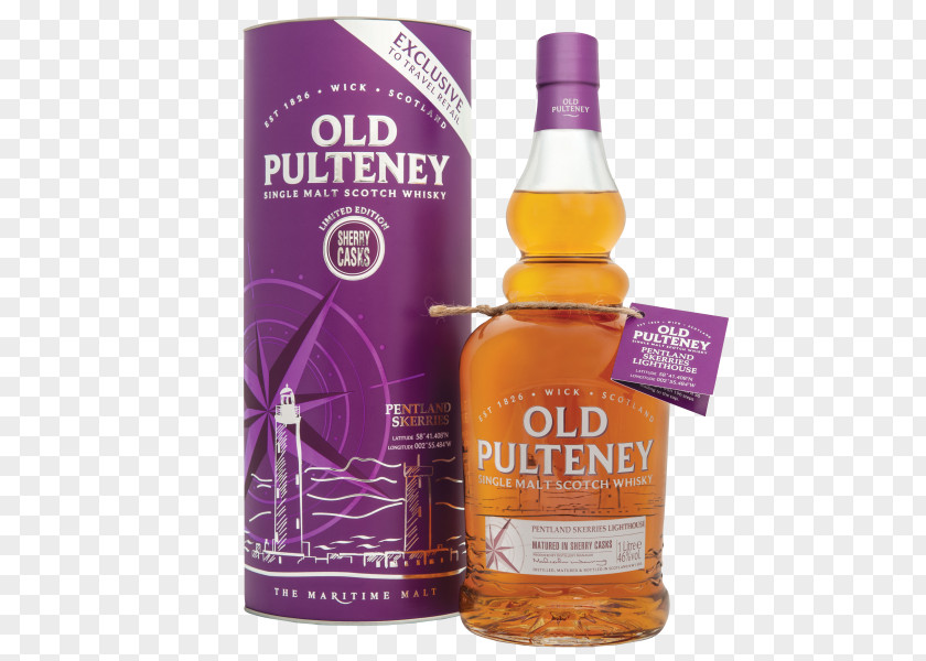 Scotch Malt Whisky Society Old Pulteney Distillery Pentland Skerries Single Whiskey PNG