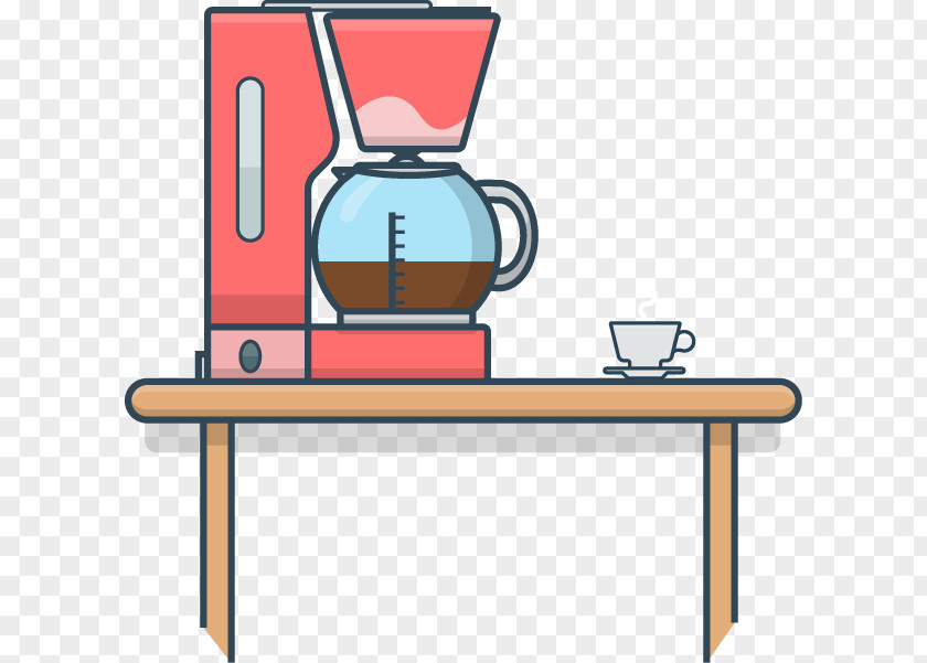Vector Coffee Machine Coffeemaker Cafe Clip Art PNG