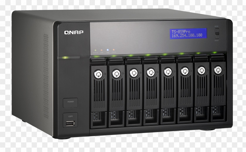 Network Storage Systems QNAP Systems, Inc. TS-869 Pro Hard Drives Data PNG