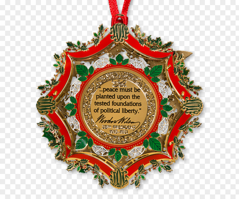 White House Historical Association Christmas Ornament Decoration PNG