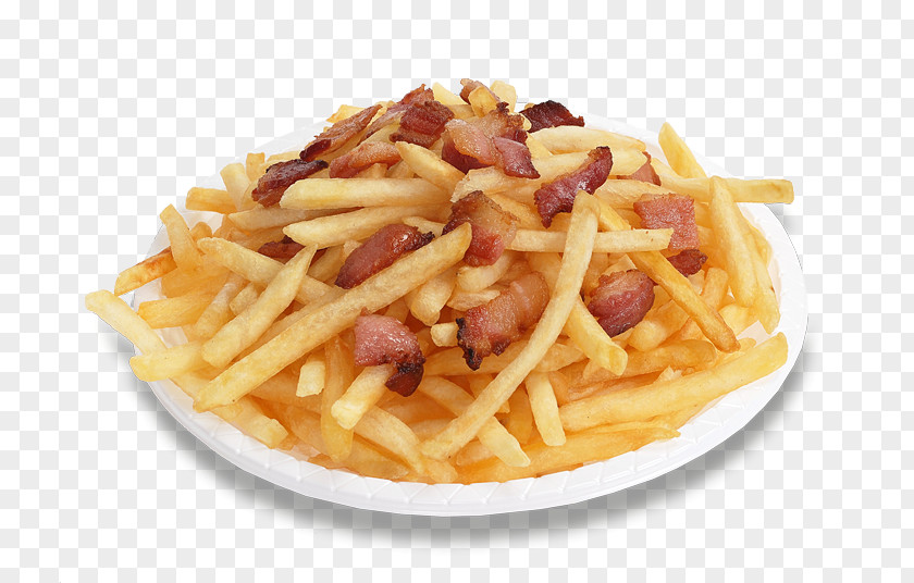 Bacon French Fries Hamburger Pastel Frying PNG