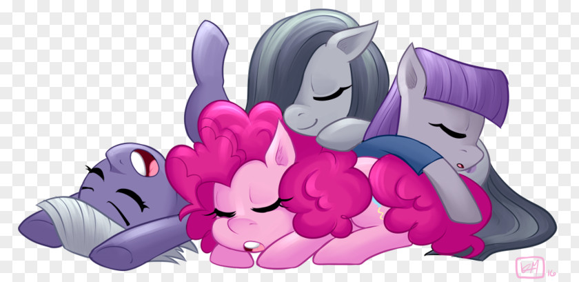 Cuddle Horse Pink M Cartoon Plush PNG