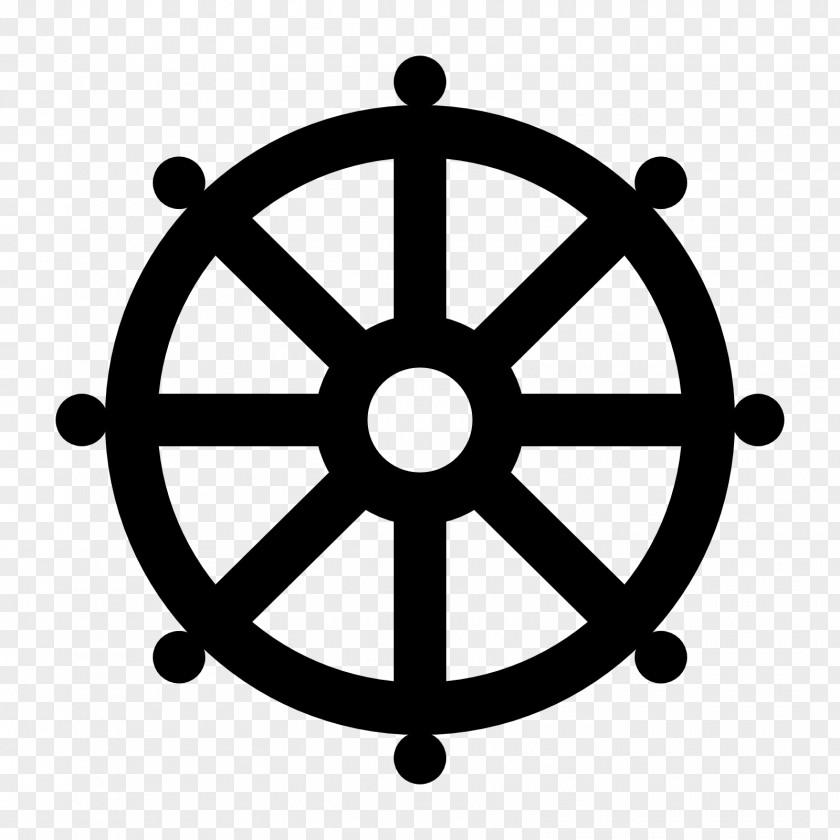 Dharma Wheel Dharmachakra Religion Symbol PNG