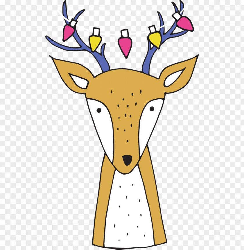 Elk Reindeer Clip Art Image PNG