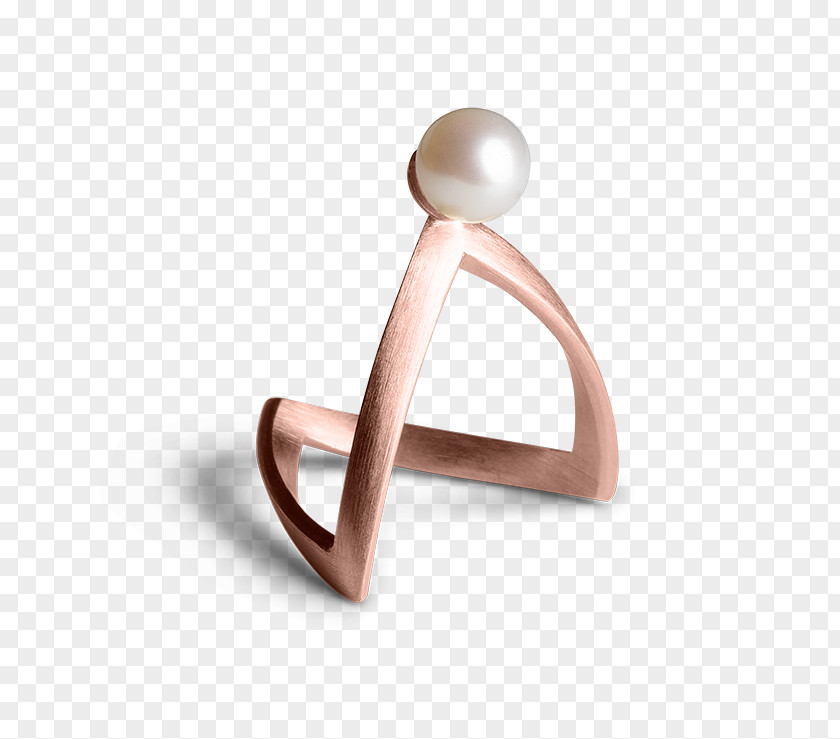 Pearl Ring Earring V-ring Jewellery PNG
